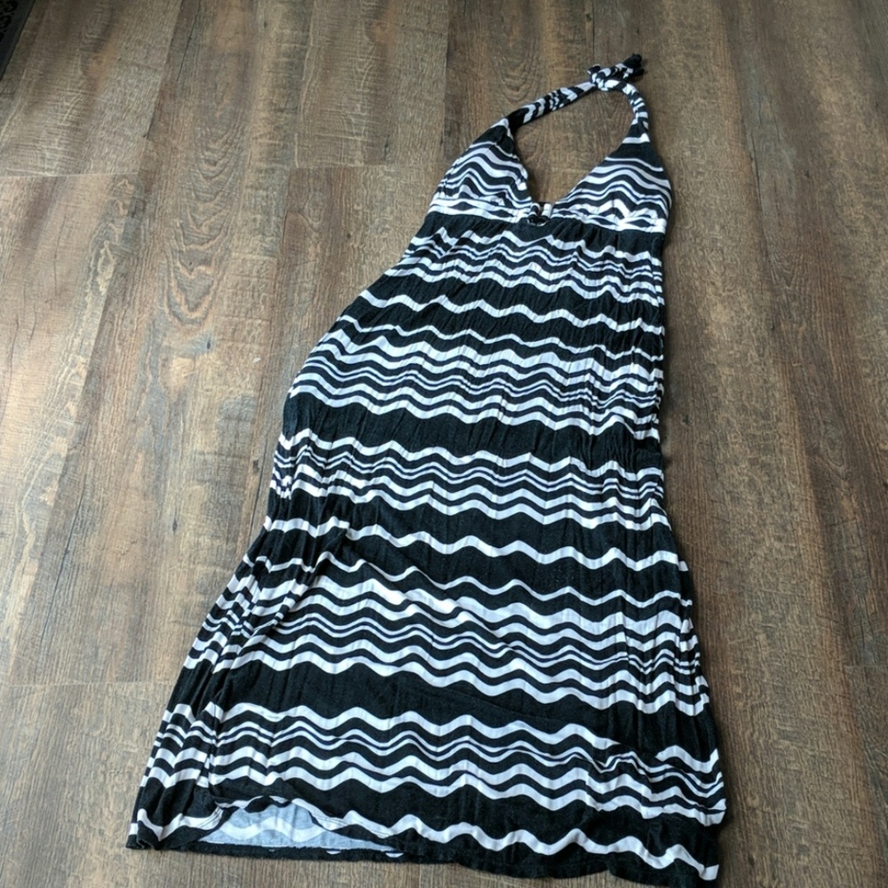 Black and White maxi dress